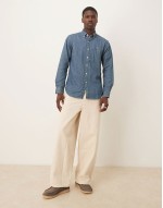 Denim Shirt in navy