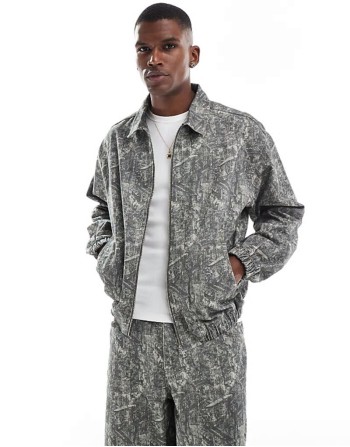 Comfortable camo print co-ord