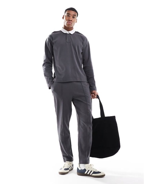 copenhagen sweatshirt co-ord in dark green