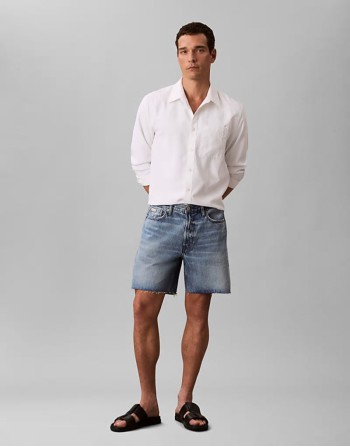 Sportswear waffle shorts in black