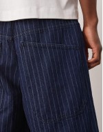 long length poplin cargo short in beige