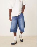 smart bermuda crop linen blend shorts in light grey