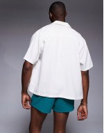 rowley geo print swim short in green