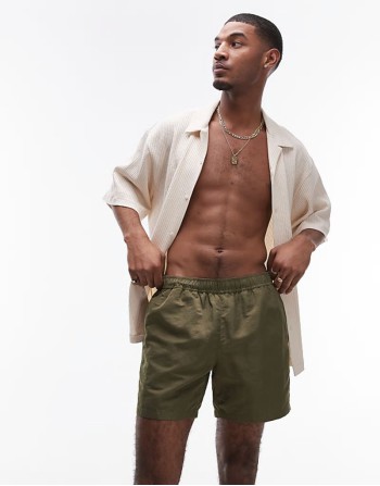 swim shorts in yellow