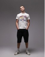 varsity university graphic t-shirt in oatmeal