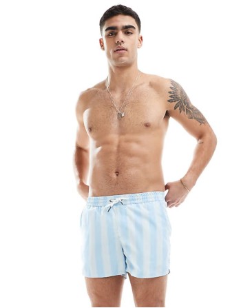 high quality swim shorts in red