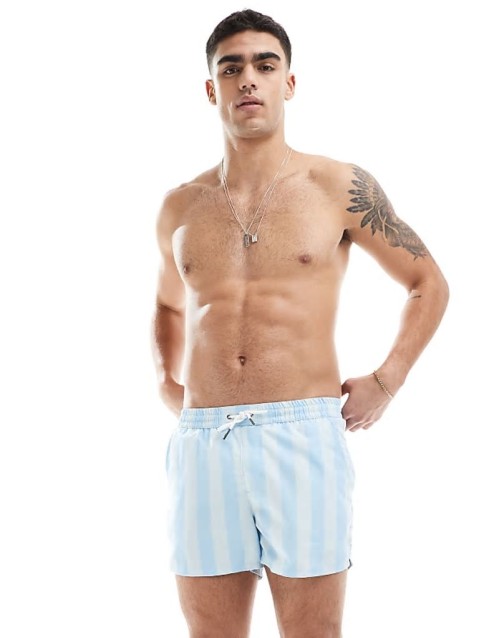 high quality swim shorts in red