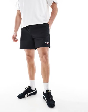 7 inch drawstring swimming trunks in olive