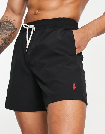 swim shorts in super short length in white