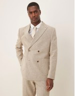 skinny suit in dusty blue