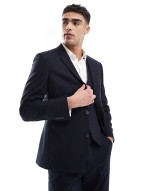 High Quality slim suit in dark navy