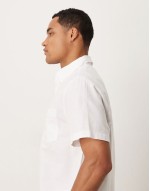 oxford regular short sve shirt in white